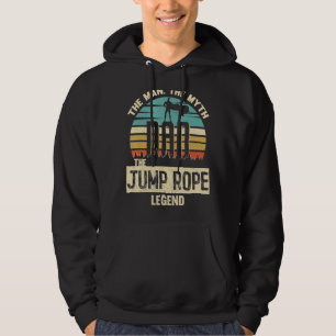 Sudadera Hombre Leyenda de papá saltar cuerda de Salto Asom