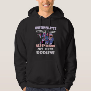 Sudadera Hombre mayor con piloto de drones