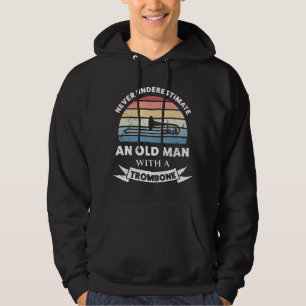 Sudadera Hombre mayor con un papá gracioso de trombona