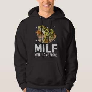 Sudadera Hombre, me encantan las ranas que dicen anfibio