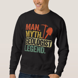 Sudadera Hombre Mente Leyenda Geóloga Papá Rockhounding Gr