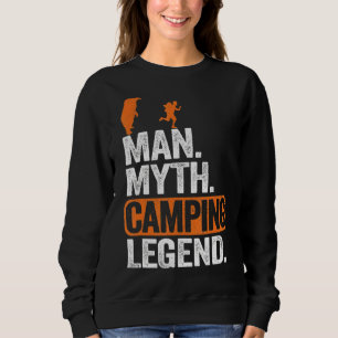 Sudadera Hombre Mente Mito Camping Leyenda Fun Bear Chiste 