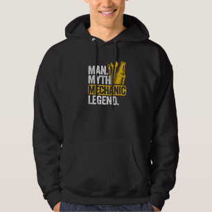 Sudadera Hombre Mente Mitos Leyenda Mecánica Hombre Garage