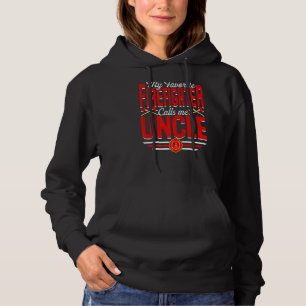 Sudadera Hombre, mi bombero favorito me llama tío Firefi