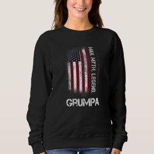 Sudadera Hombre mito leyenda abuelo vintage angustia Fl