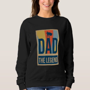 Sudadera Hombre Mito Leyenda Papá Anfitrión Increíble Papá
