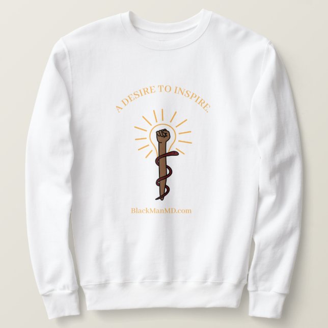 Sudadera Hombre Negro, Doctor Camisas azules unisex (Anverso del diseño)