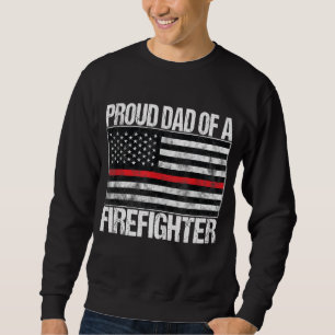 Sudadera Hombre orgulloso padre de un bombero