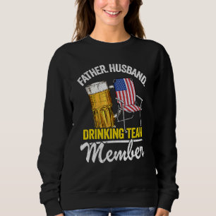 Sudadera Hombre Padre Marido Equipo De Bebida De Eeuu Miemb