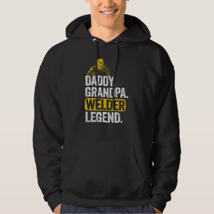 Sudadera Hombre Papá Abuelo Soldador Leyenda Trabajador De 
