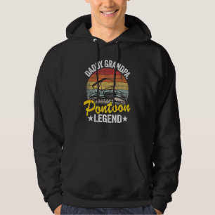 Sudadera Hombre Papi Abuelo Leyenda Pontoon Papa Pontoon Ca