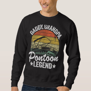 Sudadera Hombre Papi Abuelo Leyenda Pontoon Papa Pontoon Ca