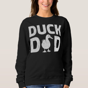Sudadera Hombre Pato Papá Cuerdo Mascota Pato Retro Pato Pa