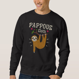 Sudadera Hombre Perezoso Gráfico Humor Zoo Animal Pappous