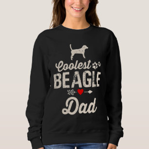 Sudadera Hombre Perro papá Coolest Beagle Dad Dueño Mascota