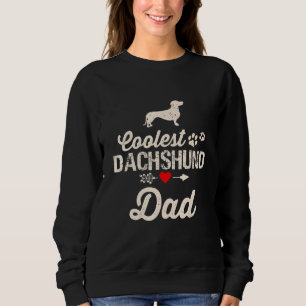 Sudadera Hombre Perro Papá Mascota El más frío Dachshund Pa