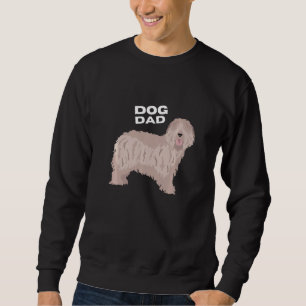 Sudadera Hombre Perro Pastor Bergamasco Blanco Hombre Papá