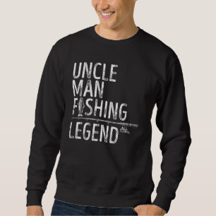 Sudadera Hombre pescador Hombre de la leyenda de la pesca P