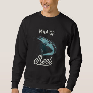 Sudadera Hombre Pesquero Del Pescador De Reel