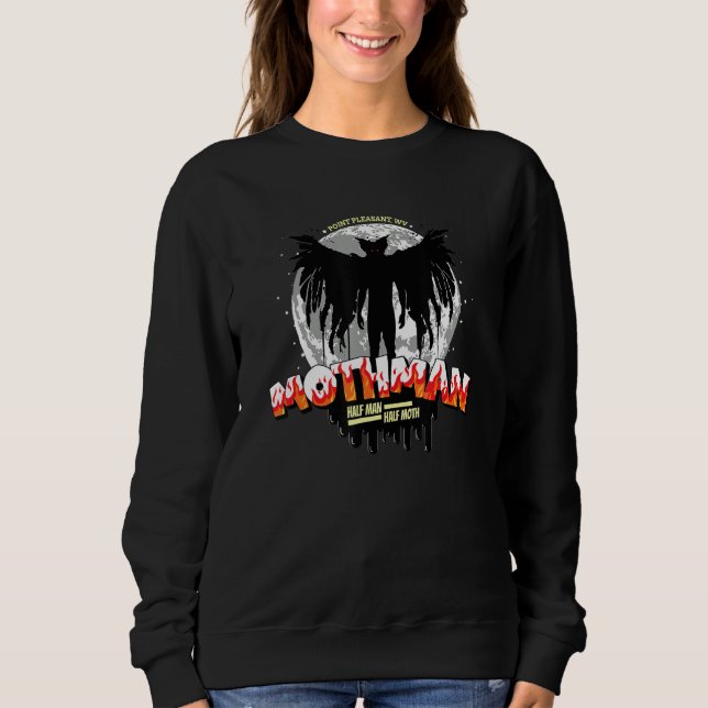 Sudadera Hombre polilla Críptido Ser misterioso Gráfico esp (Anverso)