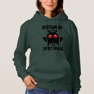 Sudadera Hombre Polilla Es Mi Animal Espiritual Silueta