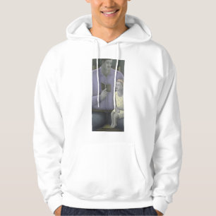 Sudadera Hombre que lee al chica 2003