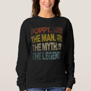 Sudadera Hombre retro amamantador mito leyenda padre vintag