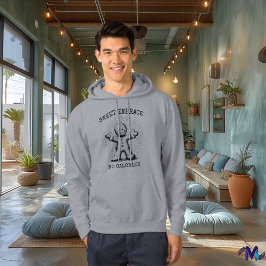 Sudadera Hombre retro de pan de jengibre - negro de semiton