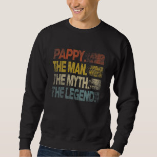 Sudadera Hombre retro papía mito leyenda padre vintage