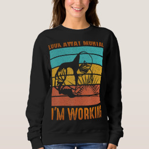 Sudadera Hombre Soldador Mensaje Aleja Mortal Estoy Trabaja