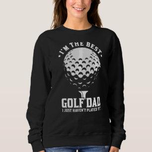 Sudadera Hombre, soy el mejor papá de golf que soy jugador 