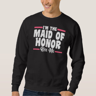 Sudadera Hombre, soy la empleada de honor, bésame a la novi