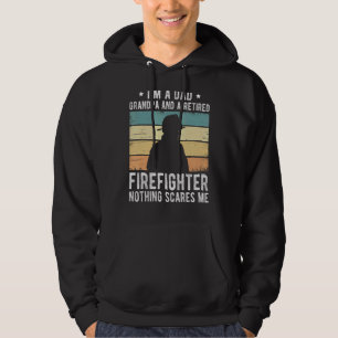 Sudadera Hombre, soy un abuelo de papá y un bombero retirad