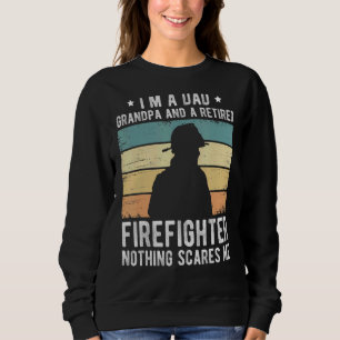 Sudadera Hombre, soy un abuelo de papá y un bombero retirad