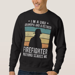 Sudadera Hombre, soy un abuelo de papá y un bombero retirad