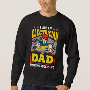 Sudadera Hombre, Soy Un Electricista Y Un Papá Nada Sorpren