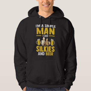 Sudadera Hombre, soy un hombre simple, me gustan los pollos
