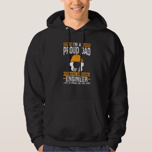 Sudadera Hombre Soy un padre orgulloso de un ingeniero Inge