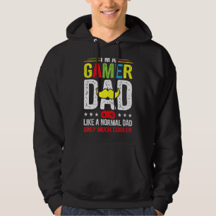 Sudadera Hombre, soy un papá jugador como un videojuego de 