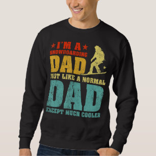 Sudadera Hombre, soy un papá snowboard como un papá normal