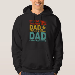 Sudadera Hombre, soy un papá snowboard como un papá normal
