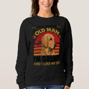 Sudadera Hombre, soy un viejo simple, soy gruñón y me gusta