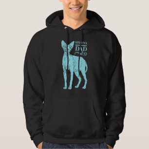 Sudadera Hombre Sphynx Dad Cat Dad Sphinx Hairless Cat Dueñ