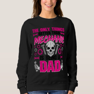 Sudadera Hombre Trabajador Automático Papa Mejor Que Mecáni
