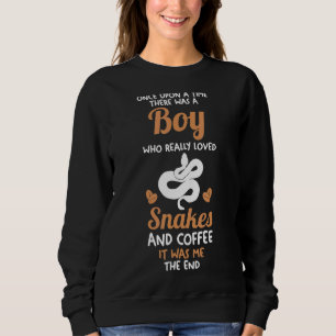 Sudadera Hombre Un Niño Que Realmente Amaba El Café Y Las S