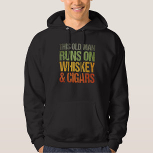 Sudadera Hombre Viejo Corre En Whiskey Y En El Whisky Del C