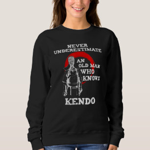 Sudadera Hombre viejo de Kendo cita las artes marciales jap