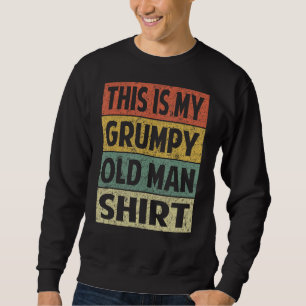 Sudadera Hombre viejo gruñón y gracioso retro gruñón