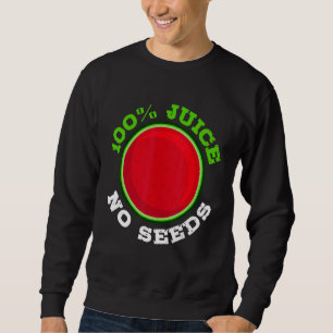 Sudadera Hombres 100 Jugo Sin Semillas Sandía Vasectomía