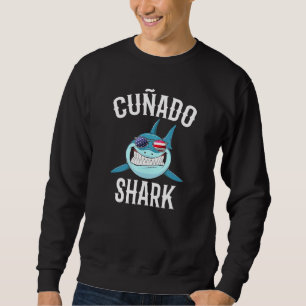Sudadera Hombres 4 De Julio Cunado Shark Hermano Español En